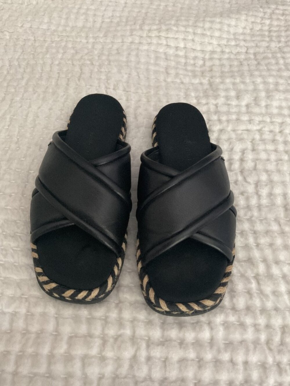 Tory Burch Criscross Espadrille Slide Sandals